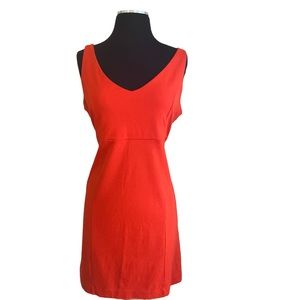 **SOLD**NEW YORK & COMPANY Sleeveless Bodycon Orange Medium Dress